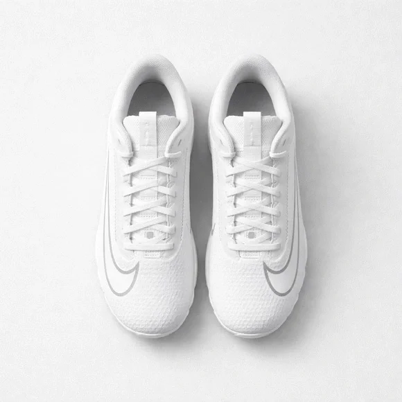 White Athletic Cleats Nike Vapor Edge Shark Youth 4.5sx - Picture 1 of 5